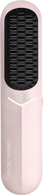 DREAM TREND 雙向負離子無線造型梳 輕巧便攜 柔順不毛躁, 粉(櫻花粉), DT501