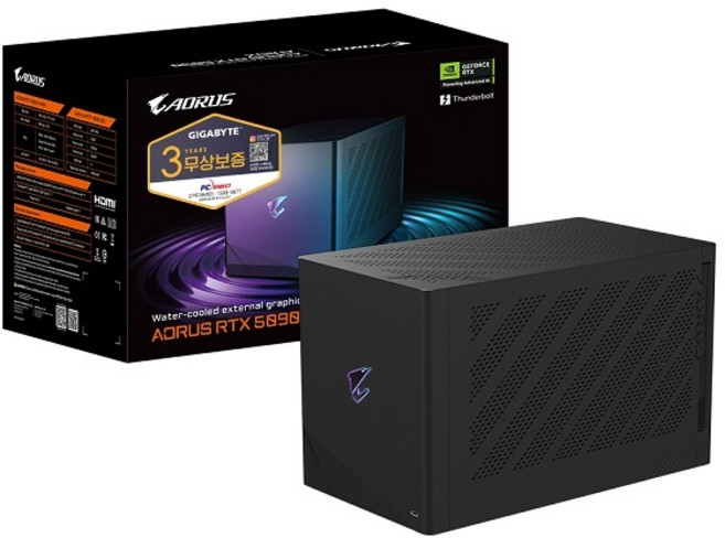 GIGABYTE AORUS 지포스 RTX 5090 AI BOX 제이씨현 그래픽카드