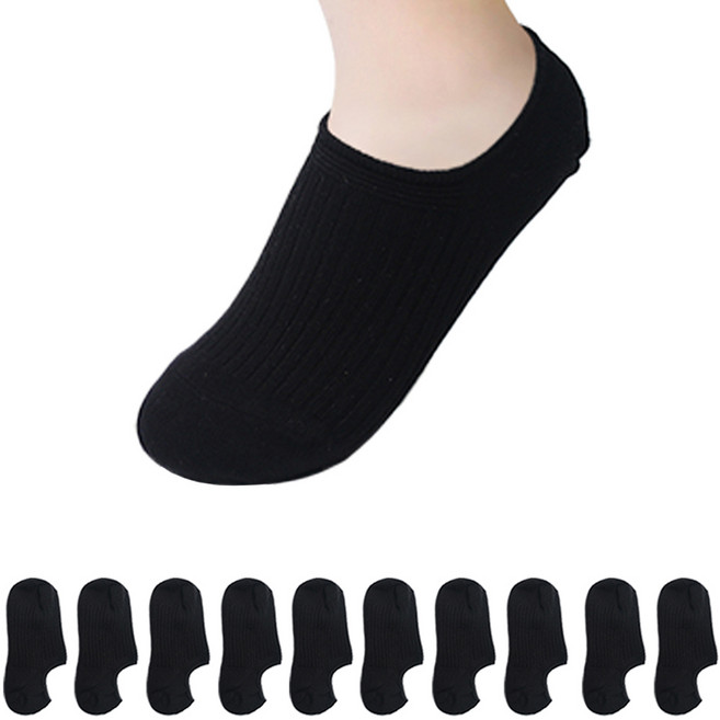 비바슈슈 쫀쫀한 여성용 골지 페이크삭스 10켤레