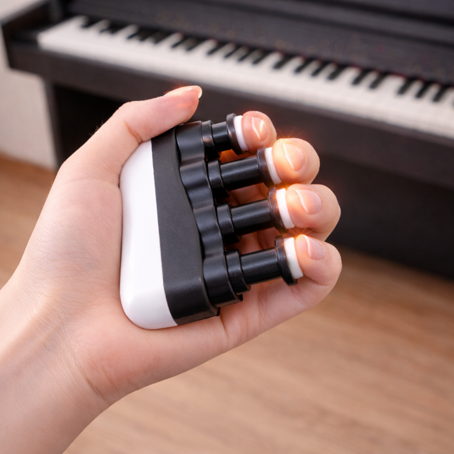 에니픽 손가락 힘 유연성 트레이닝 악력기, 1개, 화이트