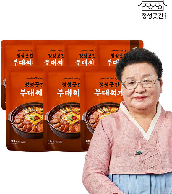 정성곳간 명인 강순의 부대찌개 400g 7팩, 없음, 7개