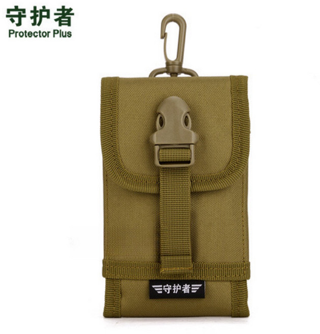 守護者 戰術手機包 軍規MOLLE 6.2吋 耐磨, 1個, 狼棕色