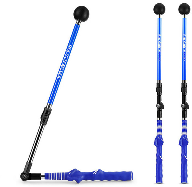 골프 스윙 연습 스틱 PGM HGB023, 블루, 1개