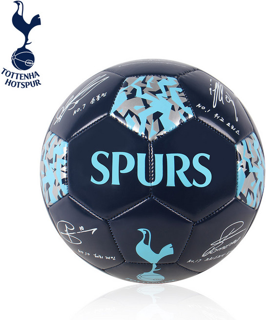 토트넘홋스퍼 정식 라이센스 사인 축구공 네이비블루