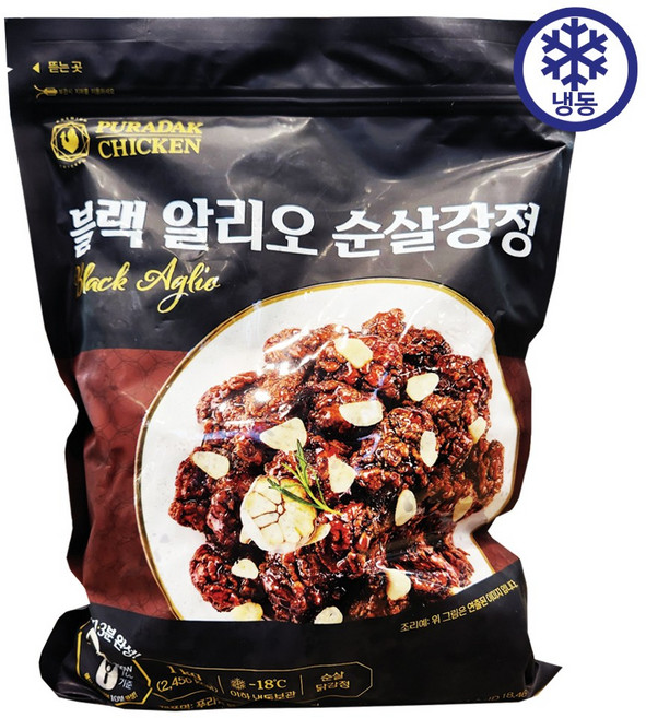 푸라닭 블랙알리오 순살강정, 1개, 1kg