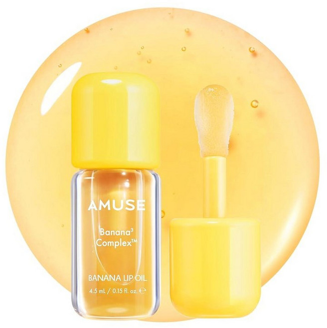 Amuse Seoul 바나나 립 오일 (03 마누카 허니) - 스킨케어 주입 하이드레이팅 비건 오일 향 가볍고 끈적이지 않는 광택 마감 펩타이드 및 쌀 기반 PDRN 포함, 03 마누카 꿀