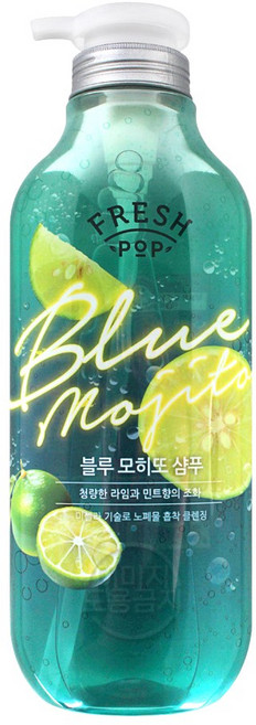 미쟝센 프레시팝 블루 모히또샴푸, 1개, 1.1L