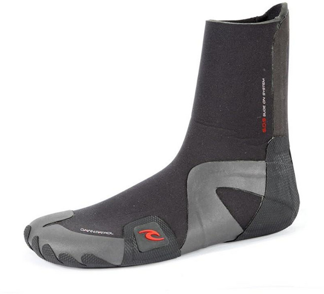 Rip Curl Junior 3mm 던 패트롤 라운드 토 부츠 블랙 1