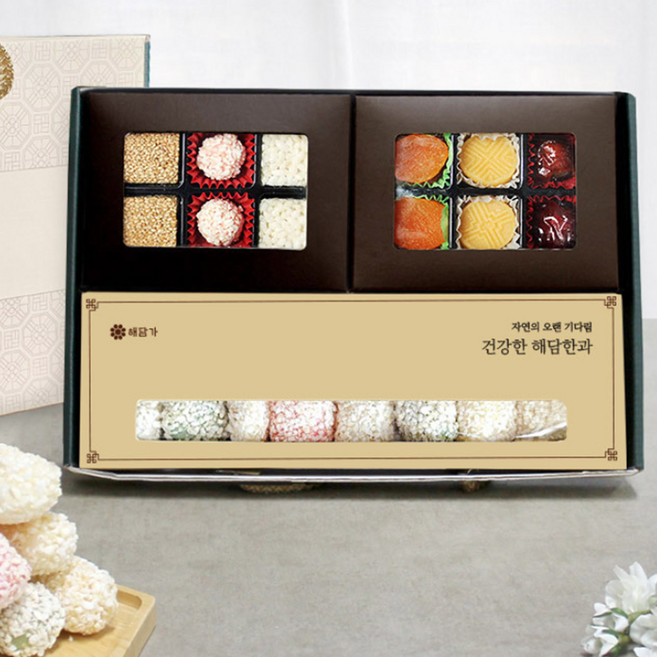 담담 고급 약과 한과 세트 설 추석 명절 한과 선물용 고급 전통 한국과자 어른 아이 수험생 간식, 1개, 1g