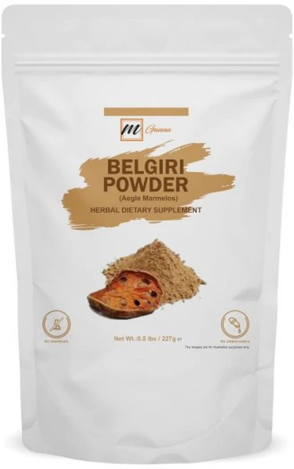 100% Natural Belgiri | 227 GMS / 0.5 LBS | Aegle Marmelos | Bael powder | Wood Apple Powder for He, 227g, 1개 - 쿠팡