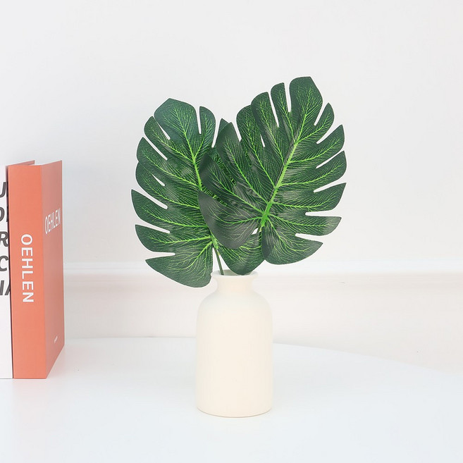 파티짱 몬스테라 조화 잎 인테리어 장식 조화 잎사귀 소품