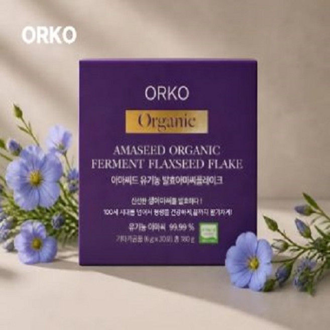 아마씨드 유기농 발효아마씨 플레이크(6g x 30포), 6g, 30개