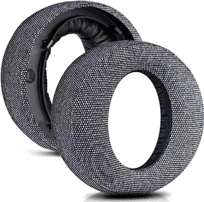 Sony PlayStation 5 PULSE 3D ps5 pulse 3d cushion 플스 5 이어패드 이어폰커버 이어폰폼팁 쿠션 헤드셋스펀지 헤드셋커버 헤드셋커버교체, 2개, 피부친화성 원단