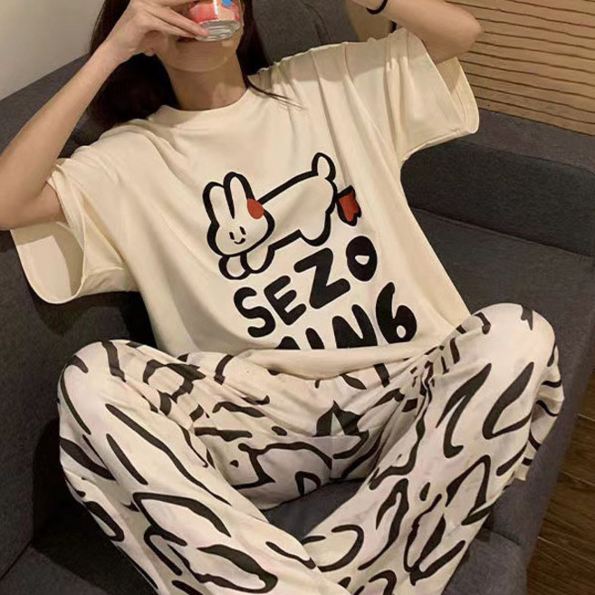 44/55 ~ 66/77 15종류 여성잠옷 반팔티셔츠+긴바지잠옷세트 주니어 파자마 원피스 실내복 홈웨어 잠옷 가디건 까미샵