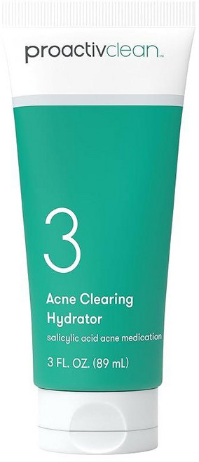 Proactiv 클린 여드름 클리어링 하이드레이터 - 여성 및 남성용 부드러운 데일리 페이스 모이스처라이저 살리실산 트리트먼트 크림 페이셜 로션 히알루론산 비타민 E 함유 8, 프로액티브 Proactiv 클린 클리어링 하이드레이터, 1개