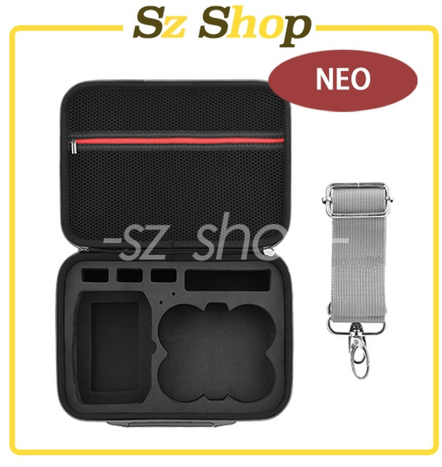 Flymile DJI NEO 尼龍收納包, 1個, (灰色BRD)-DJI NEO尼龍收納包, DJI NEO 尼龍收納包 (灰色)