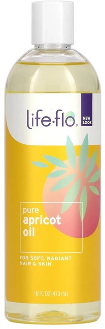 Life Flo Health 살구 씨 헤어 스킨 오일 473ml, 1개 - 쿠팡