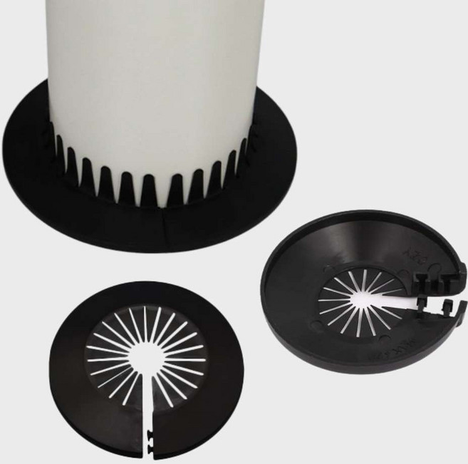 배수구냄새제거 우수관커버 하수구덮개 냄새차단 배수관커버, 통용30-55, 1개