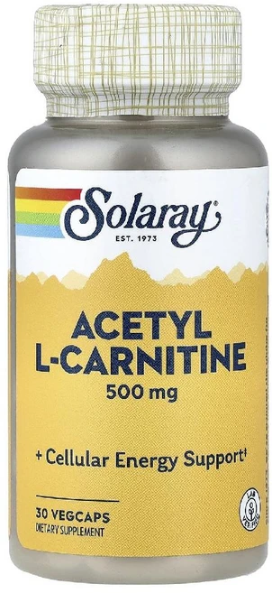 솔라래이 아세틸 카르니틴 Solaray acetyl Cartinine 500mg 30정, 1개 - 쿠팡
