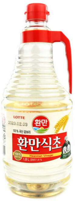롯데 환만식초, 1.8L, 4개