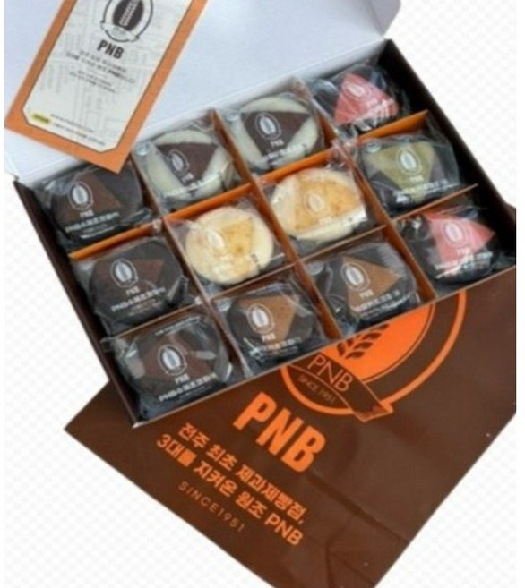 PNB 앙증맞고색다른달콤함 미니초코파이 선물세트 풍년제과의스테디셀러 여섯가지맛, 1박스, 540g
