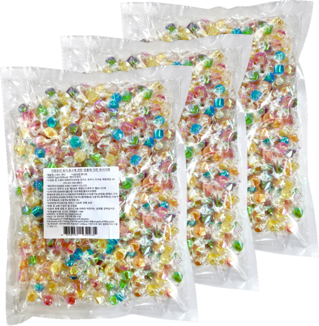스위트 쥬얼리 캔디, 3개, 1kg