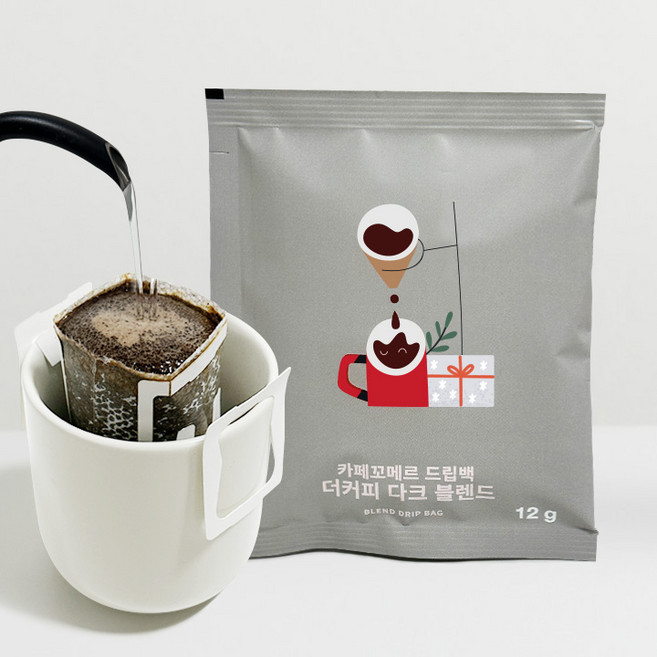 카페꼬메르 드립백 커피 다크 블렌드, 1개, 20개입, 240g