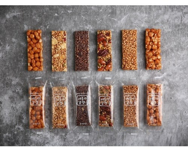 러블리강정 [ NEW 올인원팩 ] 수제 에너지바 & 오란다 / 식사대용 건강 간식, 1개, 256g