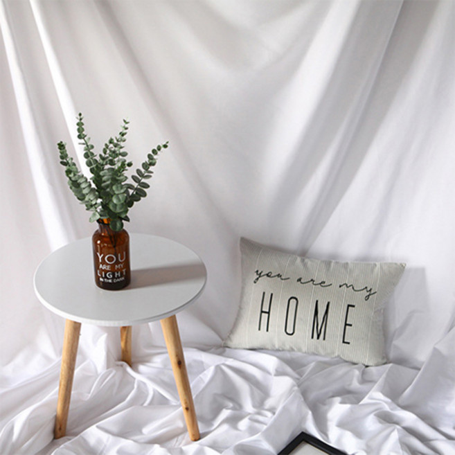 초광폭 220cm 흰색천 배경천 가림막 커텐 다용도 홈패브릭 원단, 1개, 화이트