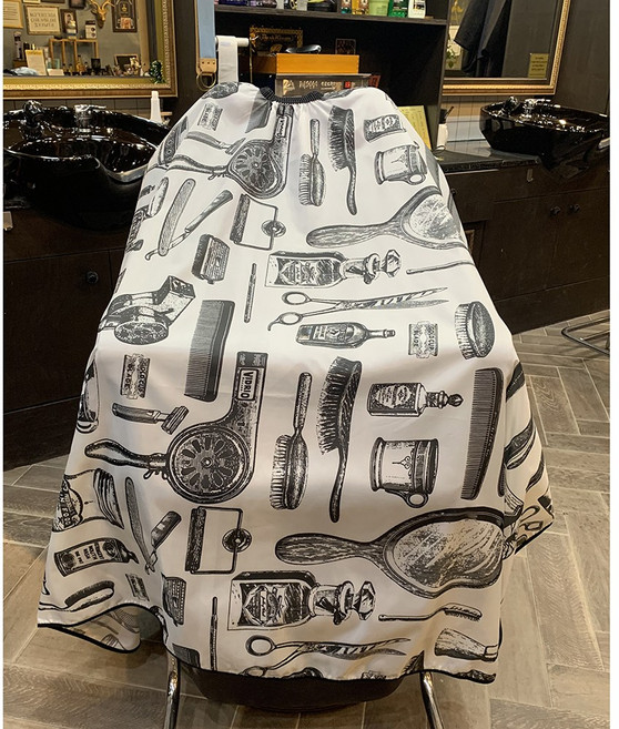 바버샵 커트보 미용실 롱컷트보 케이프 이발보 가운, 05디자인 길이160cm, 1개