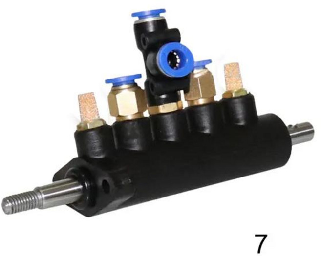 공기 제어 5방향 풋 페달 밸브 휠 수리 도구 타이어 체인저, 03 6