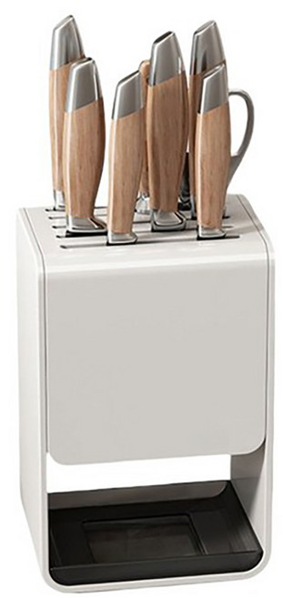 오르벤 키친 물빠짐 칼꽂이, 1개, 화이트