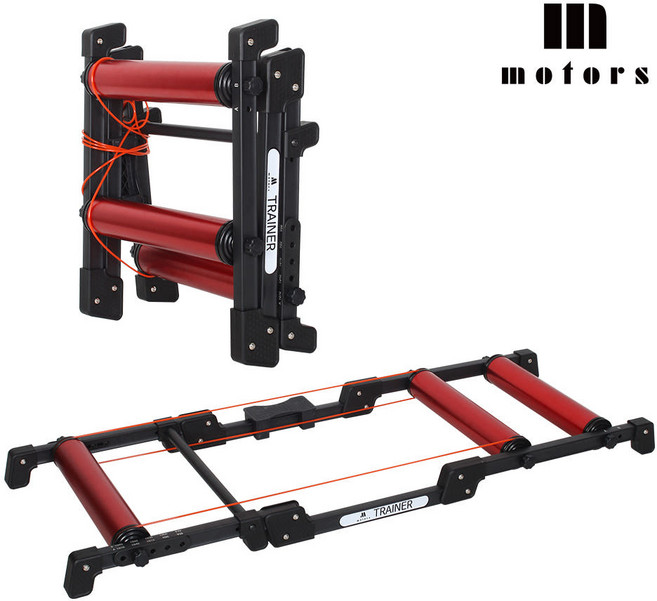 블루컴퍼니 자전거 트레이너 평로라 / 실내 훈련 라이딩 싸이클 / 소음 최소화, 1개