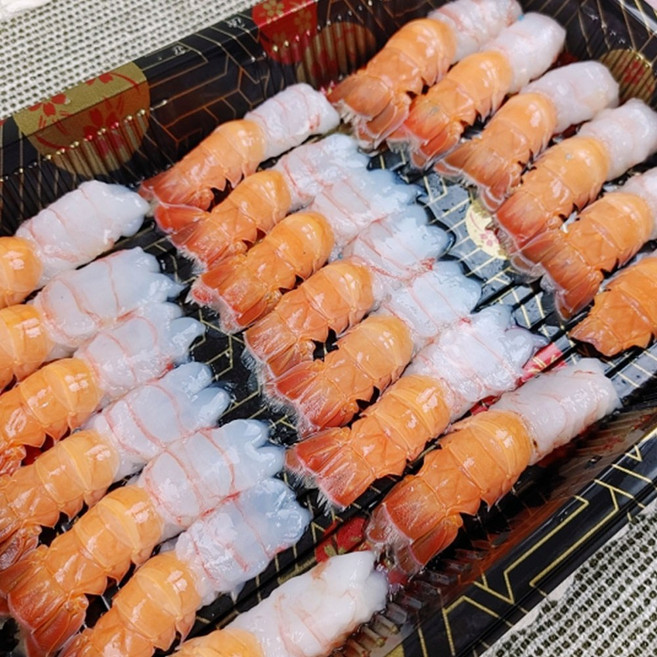 여수 제주 딱새우 회 급냉 새우 회 제주도딱새우 회 여수 딱새우 냉동 딱새우, 1개, 150g 10미