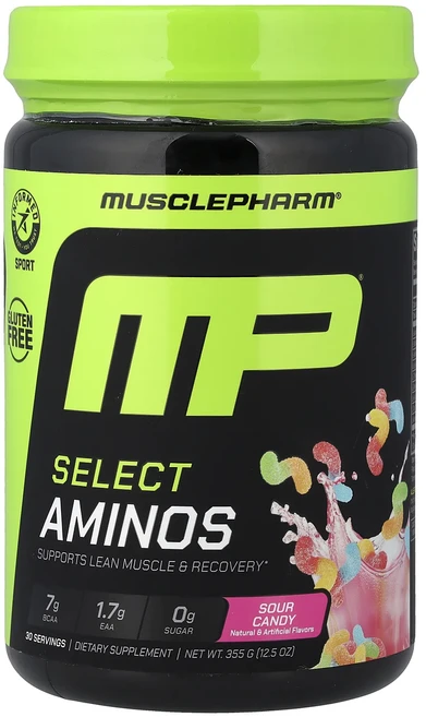 몸관리하세요 겨울입니다 MusclePharm Select Aminos 사워 캔디 355g(12.5oz) 특별관리진행, MusclePharmSelectAminos사워캔디355 - 쿠팡