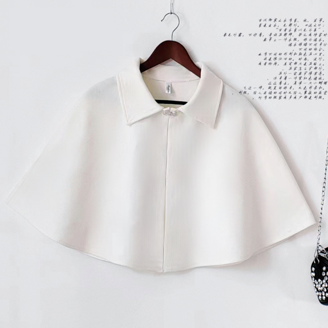 여성 케이프 봄가을 패션 레이어드 모직 케이프 코트 겨울 캐주얼 코디 숄 머플러 YHY