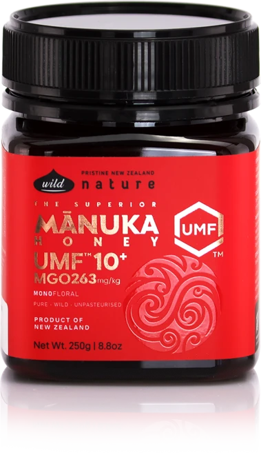 와일드네이처 뉴질랜드 마누카꿀 UMF10+ (MGO263+), 1개, 250g - 쿠팡