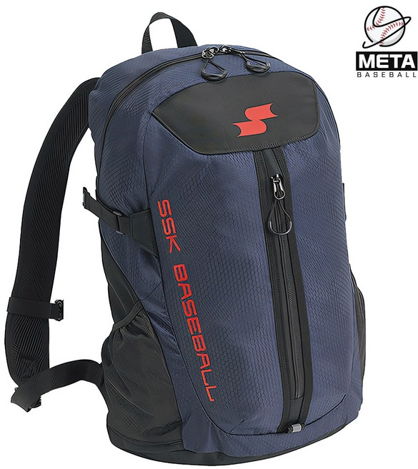 SSK 사사키 유소년 야구 백팩 장비가방 BJ1021 25L 네이비, 1개