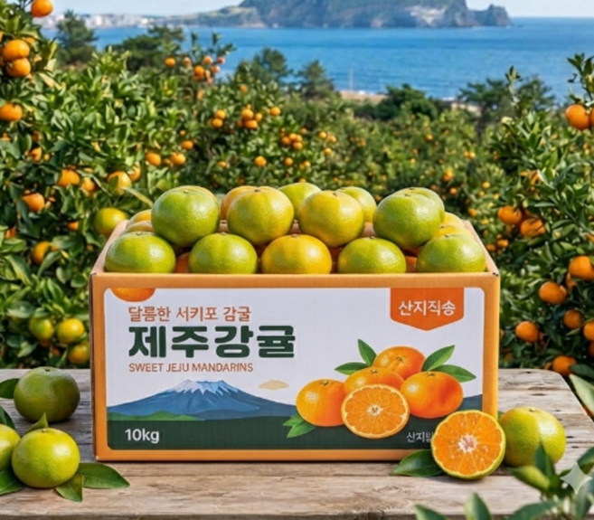 [엄격선별] 산지직송 고당도 제주감귤, 1박스, 10kg