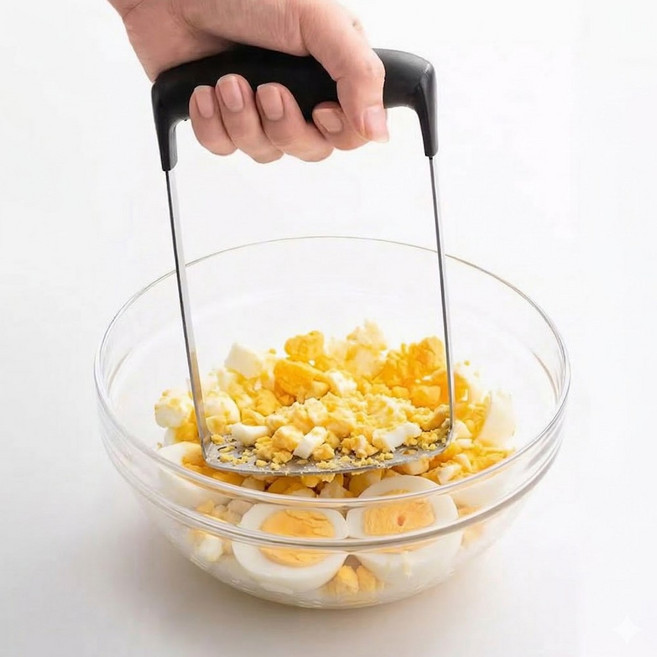 누누키친 스테인레스 포테이토 매셔 스탠 감자 으깨기, 1개