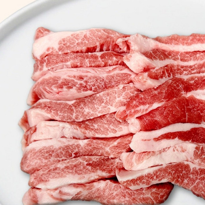 한돈 프리미엄 항정살 구이용 숫불용 캠핑용, 1박스, 500g