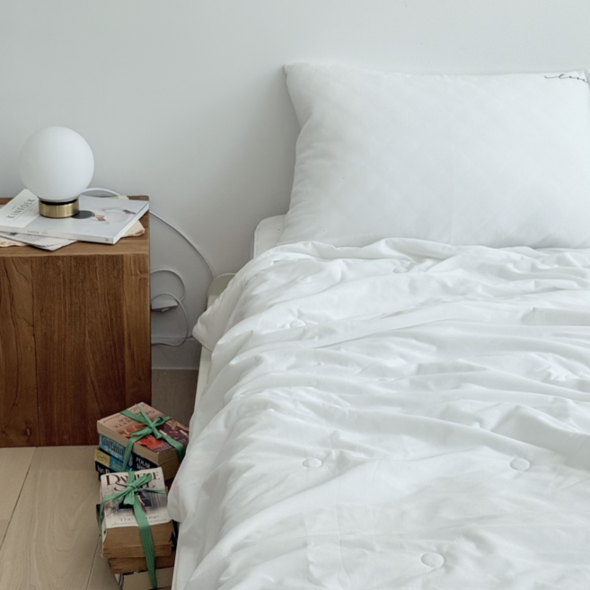 도르리 샤르르 아이스 쿨 NEW 냉감이불 아이스셀 쿨링 여름이불, 샤르르:아이보리, 이불+패드+베개커버2장