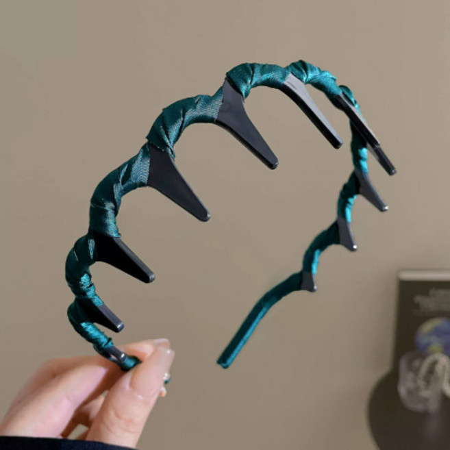 波浪髮箍 帶齒防滑頭箍 輕奢女款