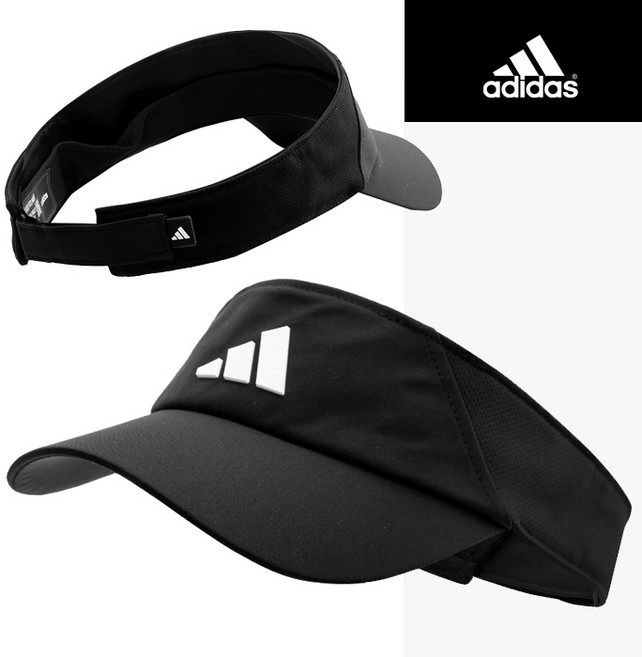 아디다스 에어로레디 바이저(IC6519)썬캡 모자 바이저, 58호_OSFM, 1개