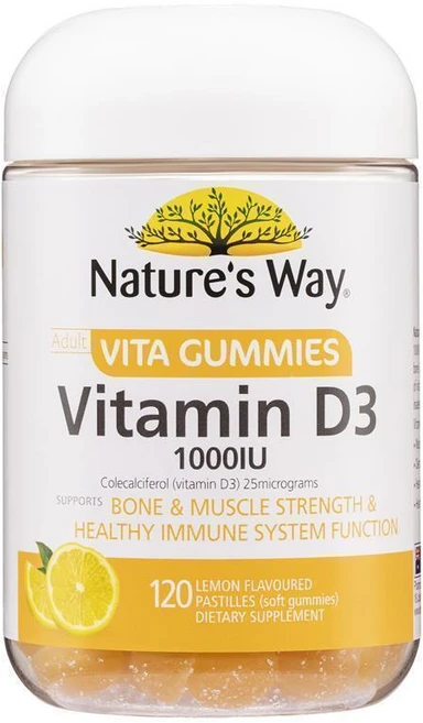 네이쳐스웨이 성인용 비타 구미 비타민 D3, 1개, 120정 - 쿠팡