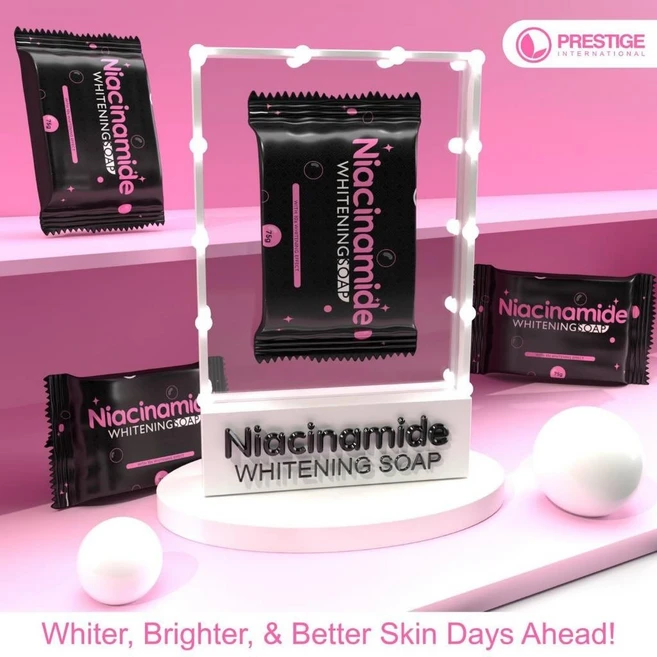 PRESTIGE 3 BARS 나이아신아마이드 화이트닝 솝 75g 1+1+1, 3개입 - 쿠팡