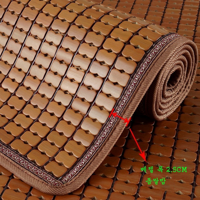 JINGHENG JINGHENG 여름 대나무 마작 대자리 쇼파 돌침대 의자 패드 매트 커버 미끄럼방지 쿨링 어르신, 60×60, A