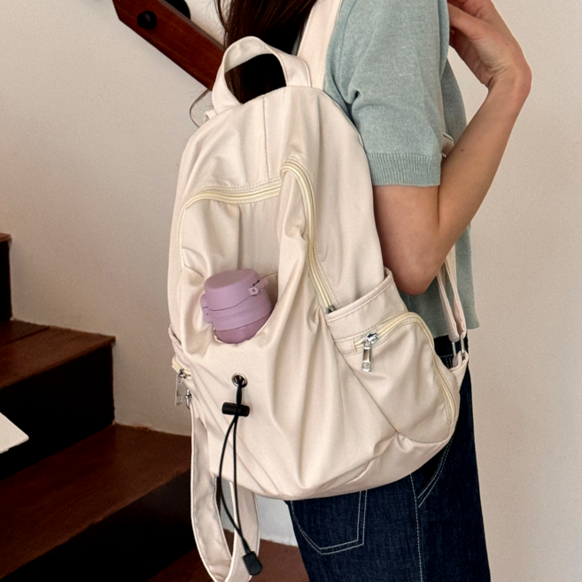 하이든 포코노 텀블러 방수 기저귀가방백팩 가벼운 백팩, 아이보리