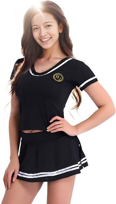 교복 치마 세트 치어리더 옷 할로윈 코스튬 코스프레 공연 의상