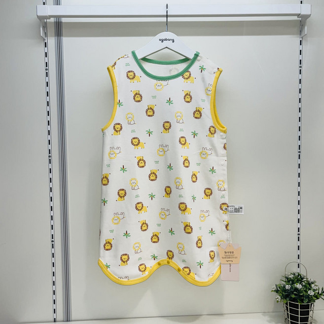 아가방(야탑점) 봄 수면조끼~ 귀여운 동물 모양~ 부드러운 원단입니다
